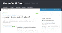 Desktop Screenshot of abangfadli.com